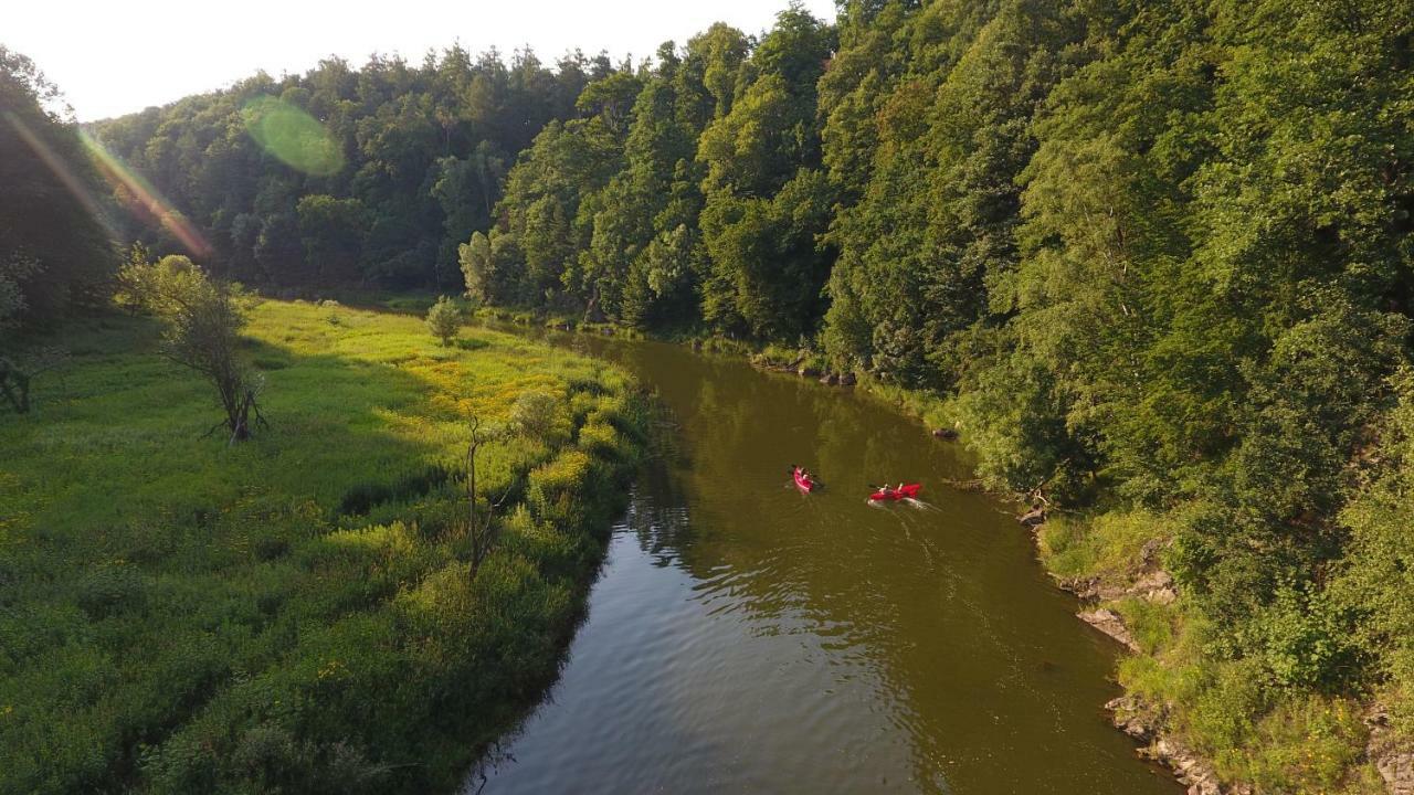 Osrodek Lesny Rajsko W Zapuscie Hotell Zapusta Exteriör bild